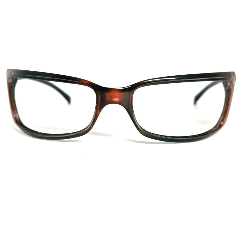 Arnette AN 4007 176/6A Rectangular Eyeglasses Brown Black Wrap Frame Italy H6273